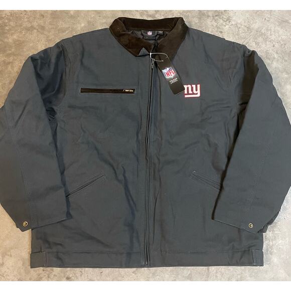 NFL New York Giants Tradesman Canvas Carhartt Style Jacket NEW Men's XXXL - Picture 1 of 5